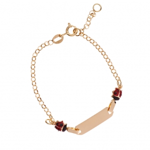 BRACCIALE COCCINELLE GR 1.60 ORO GIALLO